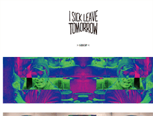 Tablet Screenshot of isickleavetomorrow.com